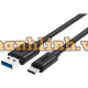Cáp Type-C ==> USB 3.0 1m Unitek (Y-C 474BK)