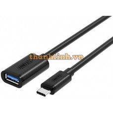 Cáp Type-C ==> USB nối dài 20cm Unitek (Y-C 476BK)