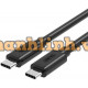 Cáp Type-C Male to Male 1m Unitek (Y-C 477BK)