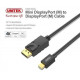 Cáp Mini Displayport ==> Displayport 2M Unitek (Y-C 611)