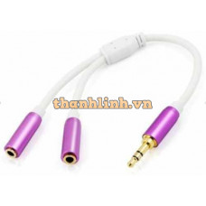 Cáp Loa 3.5mm 1→2 0.15m UNITEK Y-C916