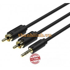 Cáp Loa 3.5MM 1->1 - 1.5M Unitek (Y-C 922ABK)
