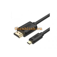 Cáp MicroHDMI -> HDMI 4K@30Hz UNITEK Y-C152A