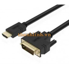 CÁP HDMI -> DVI 24+1 UNITEK (Y-C 220A) 5m
