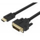 CÁP HDMI -> DVI 24+1 UNITEK (Y-C 220A) 5m