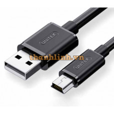 Cáp USB 2.0 -> Mini 5pin UNITEK Y-C432EBK