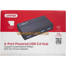 Hub Chia USB3.0 -> 4 USB3.0 UNITEK Y-HB03001