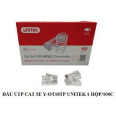 ĐẦU MẠNG UTP RJ45 CAT 5E Y-OT18TP HÃNG Unitek