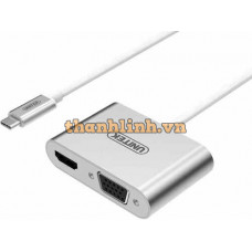 Cáp Type-C -> HDMI + VGA UNITEK Y-V100SL