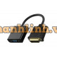 Cáp Chuyển Đổi DVI -> VGA 1080p@60Hz UNITEK Y-VG05001BK