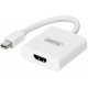 Cáp chuyển đổi MiniDisplayport sang HDMI 0.2m Unitek (Y 6325WH)