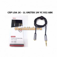 CÁP LOA 1K - 1L Unitek 1M YC 932ABK