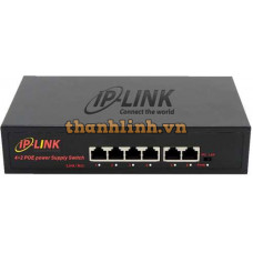 Switch 4 port PoE + 2 Uplinks- chuyên dụng cho CCTV Ip-Link IPL-04POE