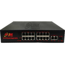 Switch 16 port PoE - 2uplinks Gigabit chuyên dụng CCTV Ip-Link IPL-16POE