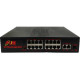 Switch 16 port PoE - 2uplinks Gigabit chuyên dụng CCTV Ip-Link IPL-16POE