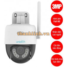 Camera IP UNIARCH Wifi Thân, 2.0 Megapixel, Server Việt Nam Uniview UNV IPC-B2R-M2F4