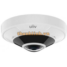 Camera IP 12MP Ultra HD Infrared Vandal-resistant Fisheye cố định dạng Dome Uniview UNV IPC86CEB-AF18KC-I0