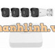 Bộ Kit Camera Trụ ( Gồm 1 Đầu Ghi 4 Kênh POE + 04 Camera Ip Trụ 2.0Mp ) Uniview KIT/301-04LB-P4/4*2122LR3-PF40-E