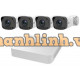 Bộ Kit Camera Trụ ( Gồm 1 Đầu Ghi 8 Kênh POE + 04 Camera Ip Trụ 2.0Mp ) Uniview KIT/301-08LB-P8/4*2122LR3-PF40M-D