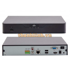 Đầu ghi hình IP camera 4/8/16 kênh Chuẩn nén video Ultra265. Uniview UNV NVR301-08E