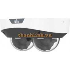 Camera quan sát IP 2*2MP LightHunter MultiView Fixed IR Dome UNV IPC3222SS-ADF40K-I1