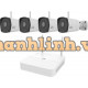 Trọn bộ Camera quan sát IP 1 Hard Disk 4-Channel NVR Kit(WiFi,Including 4 PCS Mini Bullet Camera) UNV KIT/NVR301-04LS3-W/4*IPC2122LB-AF28WK-G