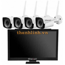 Đầu ghi Vantech màn hình 15 Inch Screen 4CH NV AI-K4020