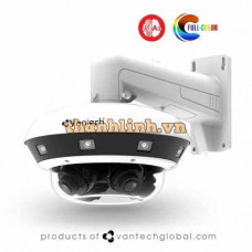 Camera AI 8MP đa cảm biến giám sát toàn cảnh, 4 ống kính tiêu cự, 4 kênh với góc nhìn bao quát 360º VPH-CP4360AI