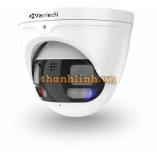 Camera AI 8MP cảm biến kép giám sát toàn cảnh, góc nhìn ngang 180º chuyên dụng VANTECH VPH-CP828AI