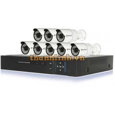 Bộ đầu ghi hình camera IP 8 kênh-Công nghệ PLC VANTECH VPP-02A