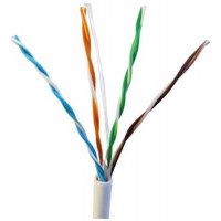 Cáp Lan Cat5E UTP 25AWG 4PRS-PVC (305m) - VCOM Cáp mạng 5e pvc vỏ trắng  lõi 0,45 mã: L525003