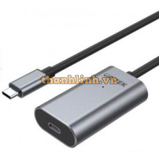 Cáp nối dài USB-C 3.1 5m Unitek U305A, tốc độ 5Gbps, Chip Active, Vỏ Nhôm