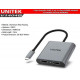 Cáp chuyển USB-C to 2 cổng HDMI Unitek V1404B, Hỗ trợ 4K60Hz