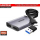 Cáp chuyển USB-C và USB-A sang 2 cổng HDMI Unitek V1427A01, hỗ trợ FullHD @60Hz