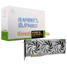 Card màn hình MSI RTX 4070 GAMING X SLIM WHITE 12G 12GB GDDR6X (912-V513- 286)