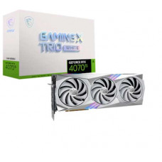 Card màn hình MSI RTX 4070 Ti GAMING X TRIO 12G WHITE 12GB GDDR6