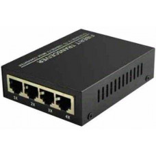 Converter Quang HDtec 4 cổng RJ45 Lan 100 Mbps