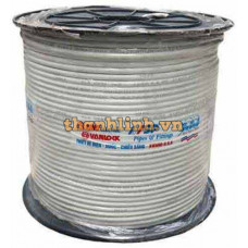 Cáp đồng trục Sino RG6 (5C-FB) lõi CCS 80 sợi màu trắng 305m