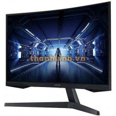 Màn hình cong 1000R, 27", 2K (2560x1440), VA, 178°/178°, 1ms-144hz, Freesync, 2500:1, kết nối (HDMI 2.0, DP 1.2, headphone), phụ kiện HDMI 1 Samsung LC27G55TQBEXXV