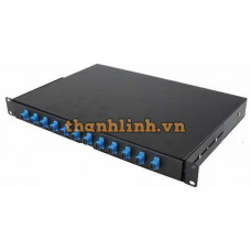 12-port Optic Fibre Patch Panel VIVANCO VCFPRTNSLN121