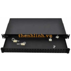 24-port Optic Fibre Patch Panel VIVANCO VCFPSSNFCN241