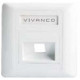 Angled Optical Fibre Faceplate VIVANCO VCFP7032