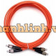 FC/PC-FC/PC OM1 Multimode Duplex Fibre Patch Cable VIVANCO VCFCFCDPM1LS3