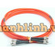 ST/PC to ST/PC OM1 Multimode Duplex Fibre Patch Cable VIVANCO VCFCSTDPM1LS3