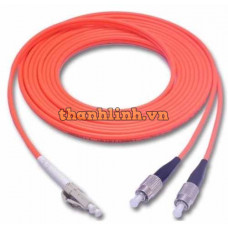 LC/PC-FC/PC OM3 Multimode Duplex Fibre Patch Cable VIVANCO VCFCLFDPM3LS3