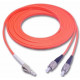 LC/PC-FC/PC OM3 Multimode Duplex Fibre Patch Cable VIVANCO VCFCLFDPM3LS3