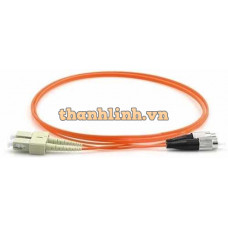 SC/PC-FC/PC OM3 Multimode Duplex Fibre Patch Cable VIVANCO VCFCSFDPM3LS3