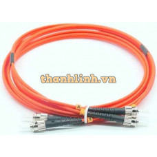 ST/UPC to ST/UPC OM3 Multimode Duplex Fibre Patch Cable VIVANCO VCFCSTDUM3LS5