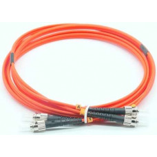 ST/UPC to ST/UPC OM3 Multimode Duplex Fibre Patch Cable VIVANCO VCFCSTDUM3LS5