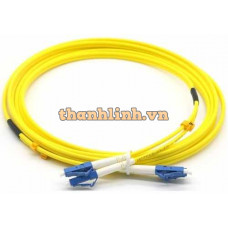 LC-LC OS2 9/125 OS2 Single Mode Duplex Fibre Patch Cable VIVANCO VCFCLCDPS2LS15